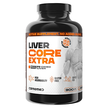 CARNOMED Liver core extra 300 kapslí (Na energii, při únavě) - Vícesložkové