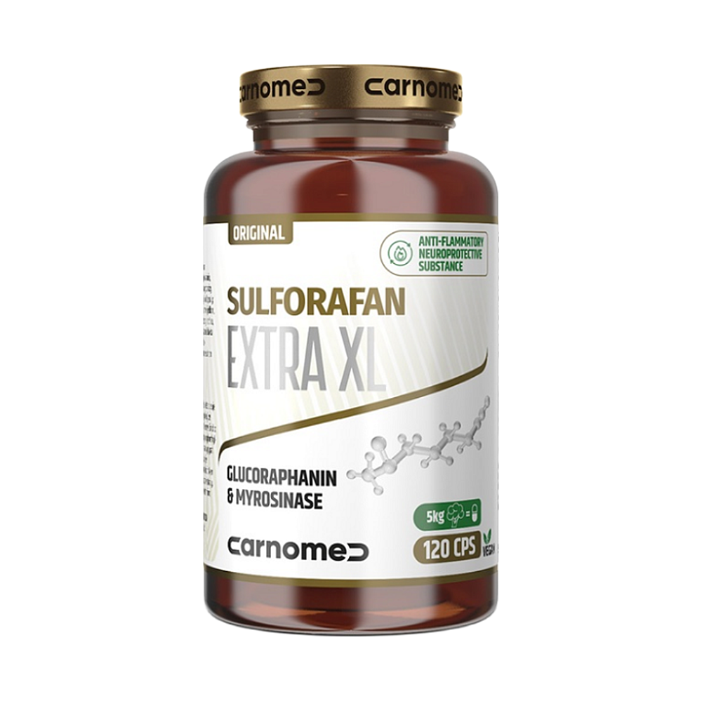 Carnomed Sulforafan EXTRA XL Pure Gold Edition 120 kapslí
