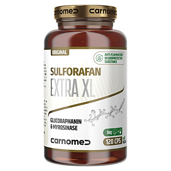 CARNOMED Sulforafan Extra XXL 120 kapslí (Detoxikace celého těla) - Vícesložkové, Jednosložkové
