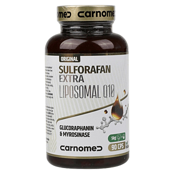 CARNOMED Sulforafan Extra Liposomal Q10 90 kapslí (Koenzym Q10) - Vícesložkové