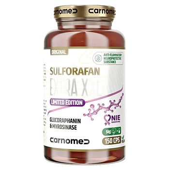 CARNOMED Sulforafan Extra XXL 150 kapslí (Detoxikace celého těla) - Jednosložkové