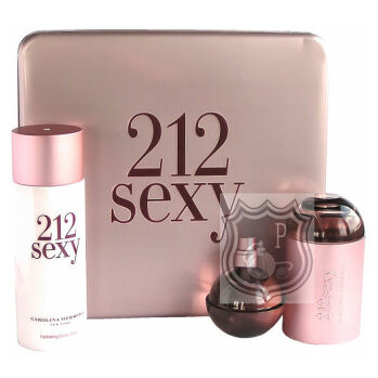 Carolina Herrera 212 Sexy - parfémová voda s rozprašovačem 30 ml + tělové mléko 100 ml
