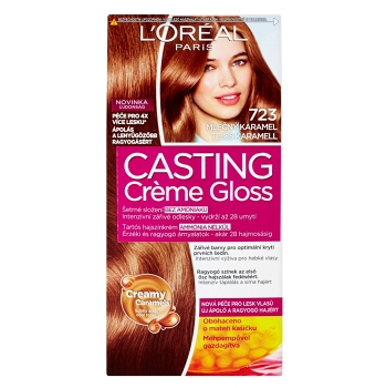 L'ORÉAL Casting Creme Gloss Barva na vlasy Mléčný karamel 723