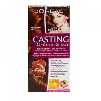 L'ORÉAL Casting Creme Gloss číslo 554 Chilli čokoláda