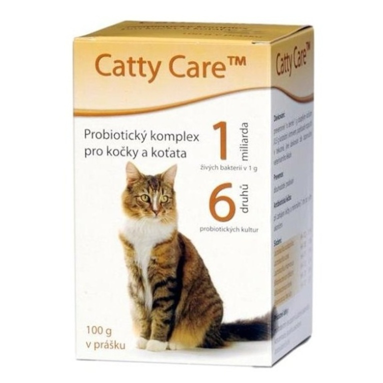 E-shop HARMONIUM Catty Care Probiotika pro kočky a koťata plv 100 g