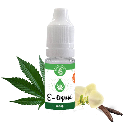 E-shop ZELENÁ ZEMĚ CBD liquid 2% příchuť vanilka 10 ml