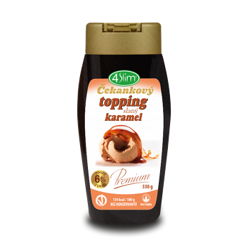 4SLIM Čekankový topping slaný karamel 330 g
