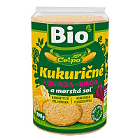CELPO Kukuřičné chlebíčky s quinoou a mořskou solí BIO 100 g