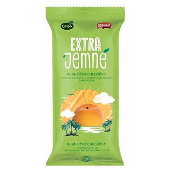 CELPO Extra jemné kukuřičné chlebíčky jogurt meruňka 70 g (Bezlepkové sušenky a pochutiny) - Sladké