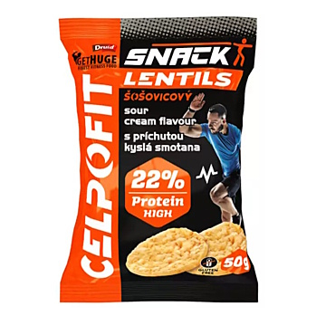 CELPO Fit snack čočka zakysaná smetana 50 g (Bezlepkové chipsy a krekry) - Slané