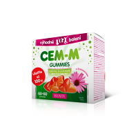CEM-M gummies Imunita 60+60 tablet DÁRKOVÉ balení