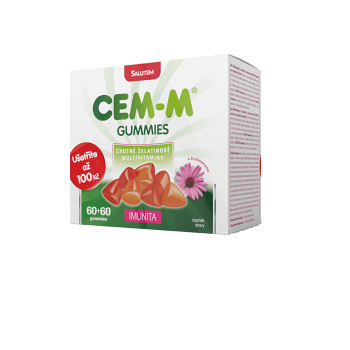 CEM-M Gummies imunita 60 + 60 tablet DÁRKOVÉ balení