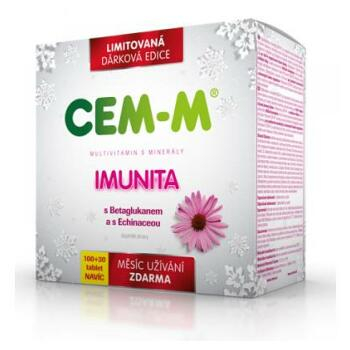 CEM-M pro dospělé Imunita vánoční balení 100+30 tablet ZDARMA