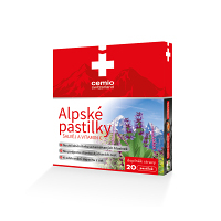 CEMIO Alpské pastilky Šalvěj a vitamín C 20 pastilek