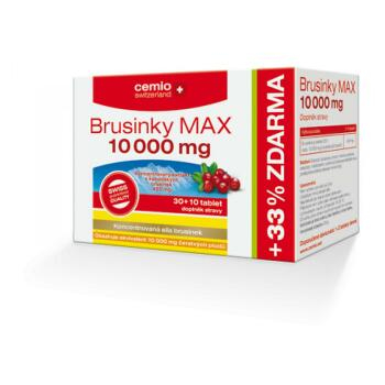 CEMIO Brusinky MAX 10000 mg 30 + 10 kapslí ZDARMA
