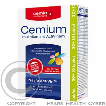 CEMIO Cemium multivitamin s activinem 30 + 10 tablet ZDARMA