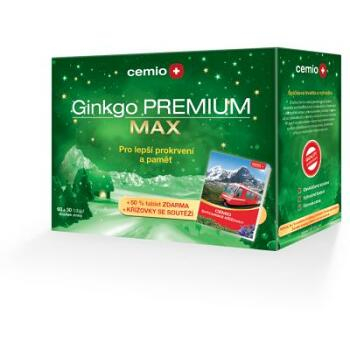CEMIO Ginkgo Premium Max 60+30 tobolek + dárek