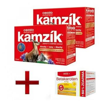 CEMIO Kamzík 2x60 kapslí + Betakaroten s biotinem 6 mg  80+40 kapslí ZDARMA