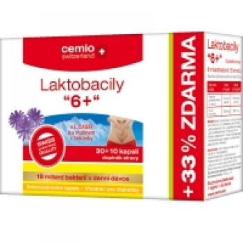CEMIO Laktobacily 6+  30 + 10 kapslí ZDARMA