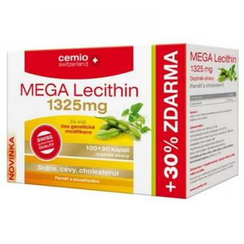 CEMIO Mega Lecithin 1325 mg 100 + 30 kapslí zdarma