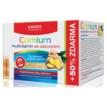 CEMIO Multivitamin+zázvor 80+40 tablet