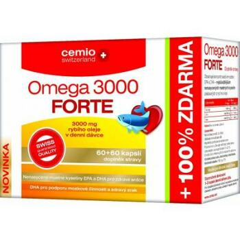 CEMIO Omega FORTE 3000 mg - 60 + 60 cps.