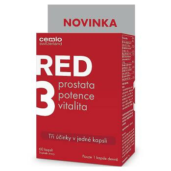 CEMIO RED3 Prostata, vitalita, prevence 60 tablet