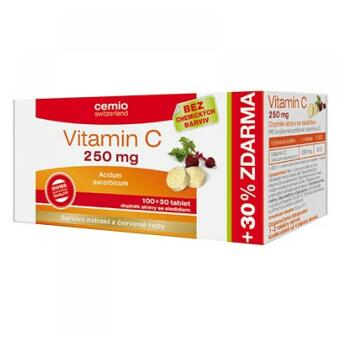CEMIO Vitamin C 250 mg 100+30 tablet ZDARMA