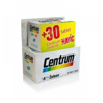CENTRUM AZ 100 tablet + CENTRUM ovocné 30 tablet : Výprodej
