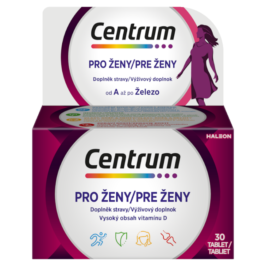 CENTRUM Multivitamín pro ženy 30 tablet