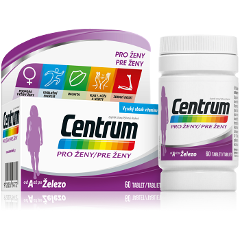 CENTRUM Multivitamin AZ pro ženy 60 tablet (Multivitamíny) - Vícesložkové, DIA