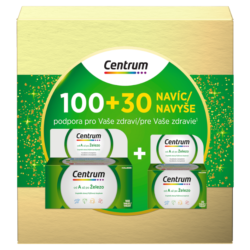 CENTRUM Multivitamín AZ 100 + 30 tablet NAVÍC