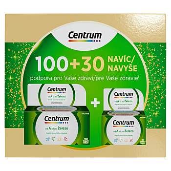 CENTRUM Multivitamín AZ 100 + 30 tablet NAVÍC (Multivitamíny) - Vícesložkové