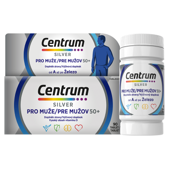 CENTRUM Multivitamín pro muže 50+  90 tablet (Vitamíny na imunitu) - Vícesložkové
