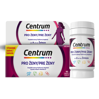 CENTRUM Multivitamín pro ženy 90 tablet (Multivitamíny) - Vícesložkové