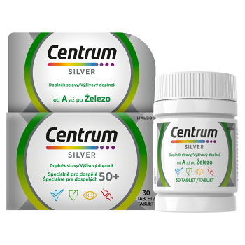 CENTRUM Multivitamín silver 50+  30 tablet (Multivitamíny) - Vícesložkové