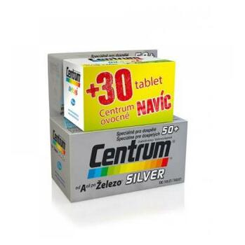 CENTRUM Silver 100 + Centrum ovocné 30 tablet : Výprodej