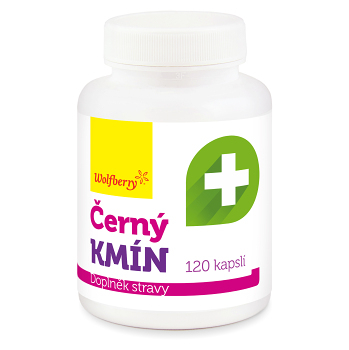 WOLFBERRY Černý kmín 120 kapslí (Na podporu trávení a vylučování) - Jednosložkové