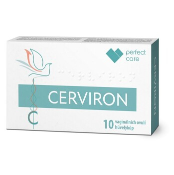 CERVIRON 10 vaginálních ovulí (Vaginální čípky a krémy) - Vaginální