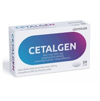 CETALGEN 500 mg / 200 mg 20 potahovaných tablet