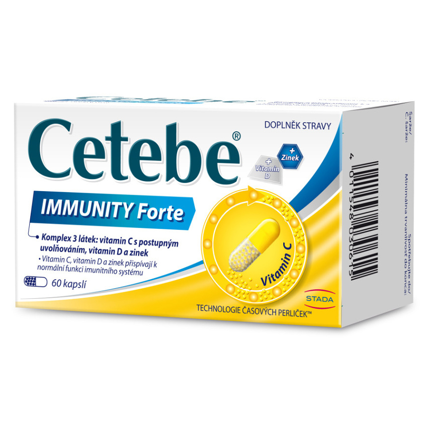 Levně CETEBE Immunity forte 60 kapslí