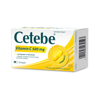 CETEBE Vitamin C 500 mg s postupným uvolňováním 60 kapslí