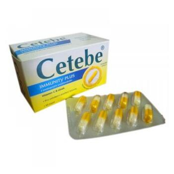 Cetebe Immunity plus - vitamin C + Zinek 30 kapslí