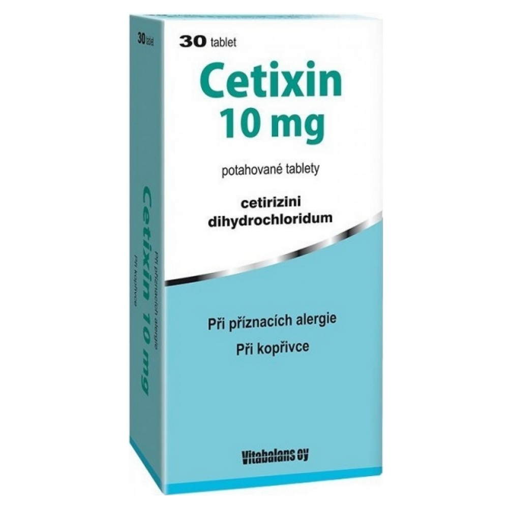 Levně CETIXIN 10 mg 30 potahovaných tablet