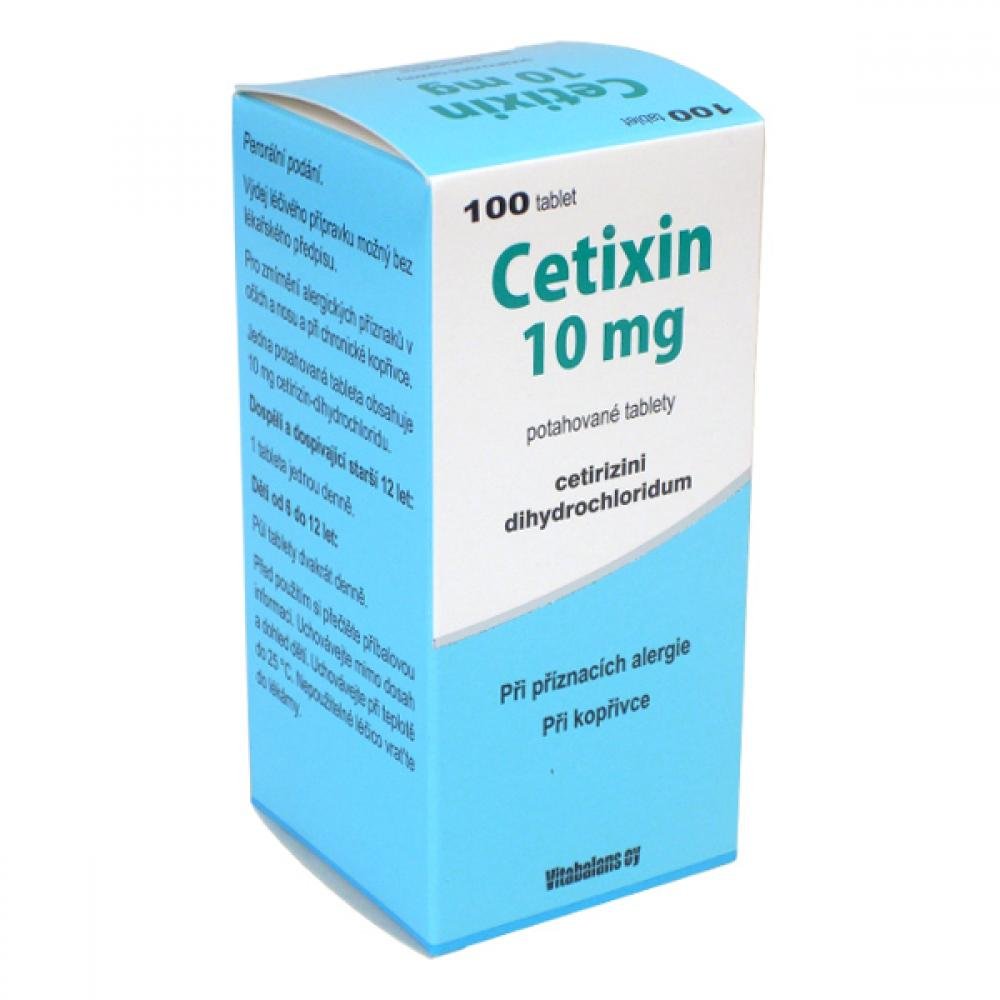 VITABALANS CETIXIN 10 MG  100X10MG Potahované tablety
