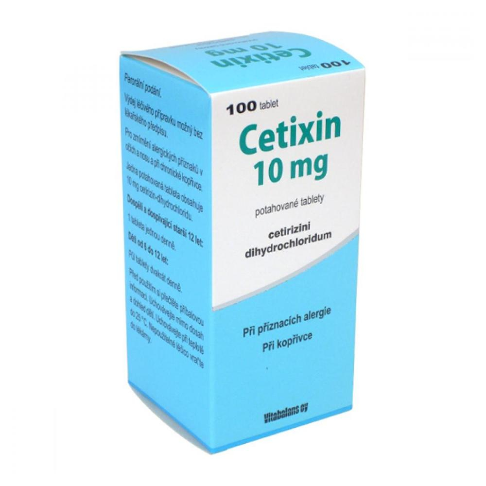 Levně CETIXIN Potahované tablety 10 mg 100 ks