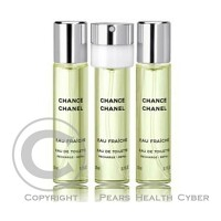 Chanel Chance Eau Fraiche Toaletní voda 3x20ml náplně 