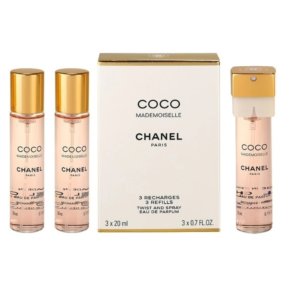 Chanel Coco Mademoiselle Parfémovaná voda 3x20ml náplně