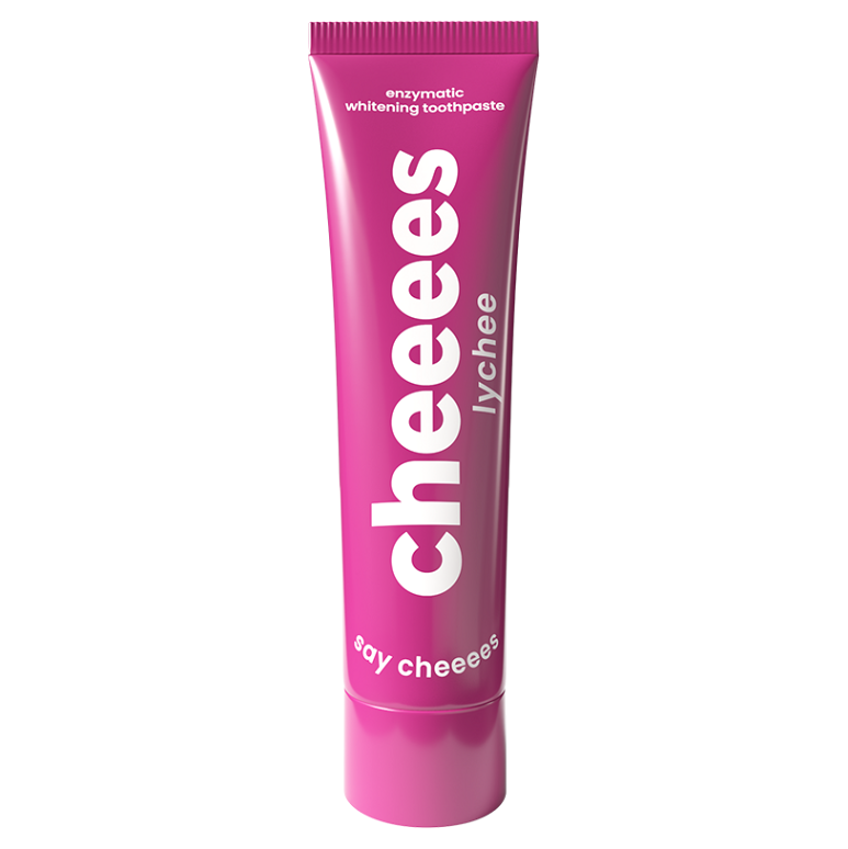 CHEEEES Lychee enzymatická bělící zubní pasta 60 g