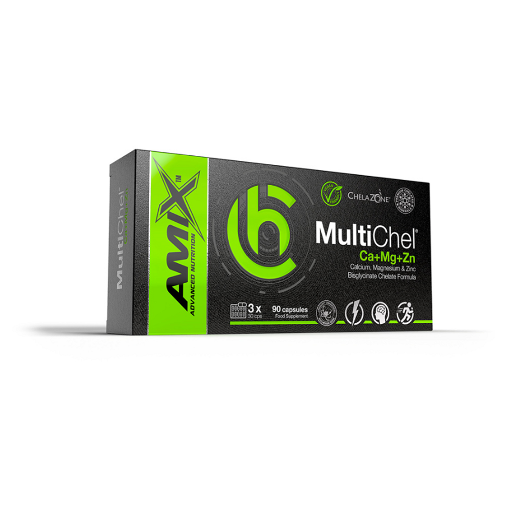 E-shop AMIX ChelaZone MultiChel vápník + hořčík + zinek v chelátové formě 90 kapslí